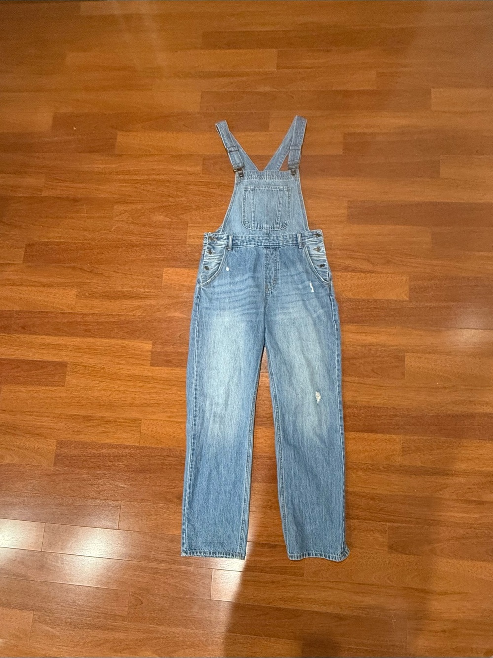 Cello Medium Wash Denim Overalls